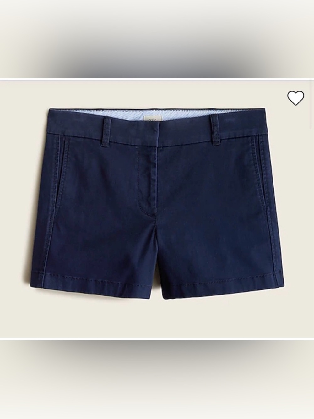 4in stretch chino shorts